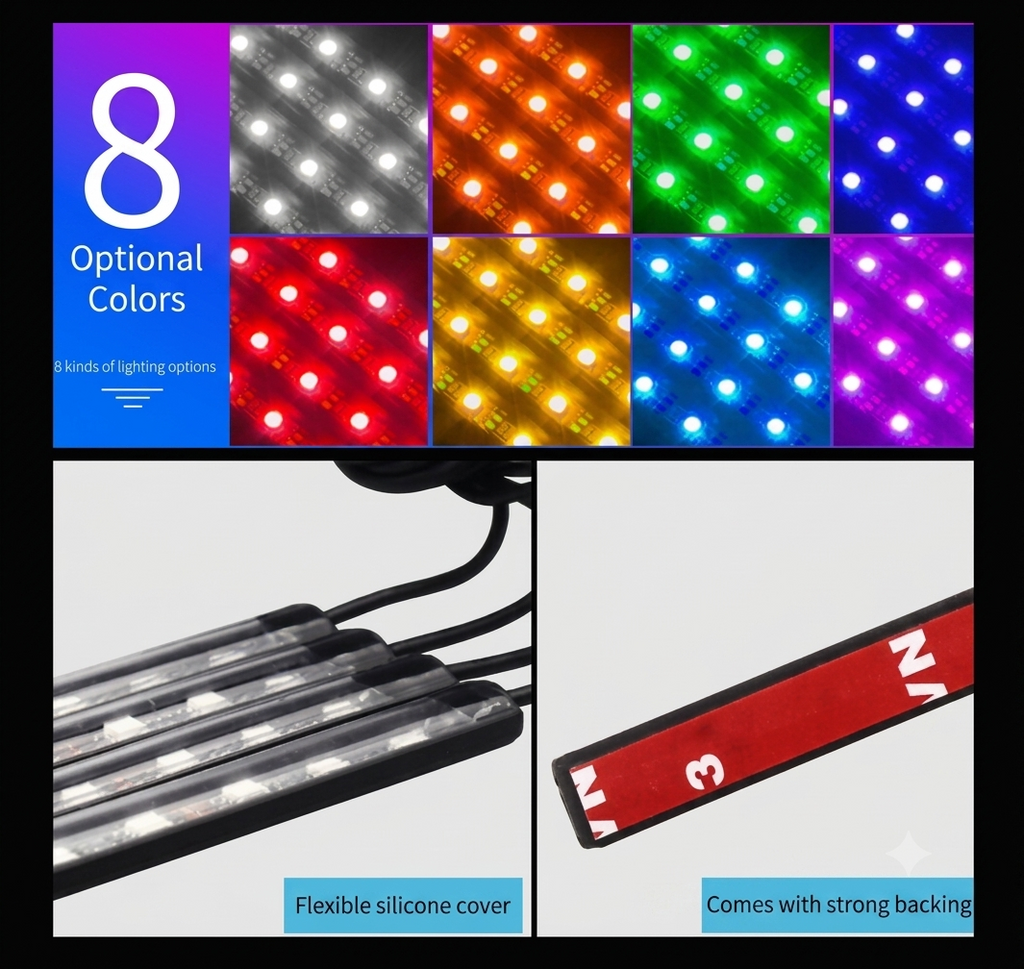 AuraGlow - smart Car LED Iinterior Lights